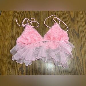 Kimchi Blue Pink Lace Top